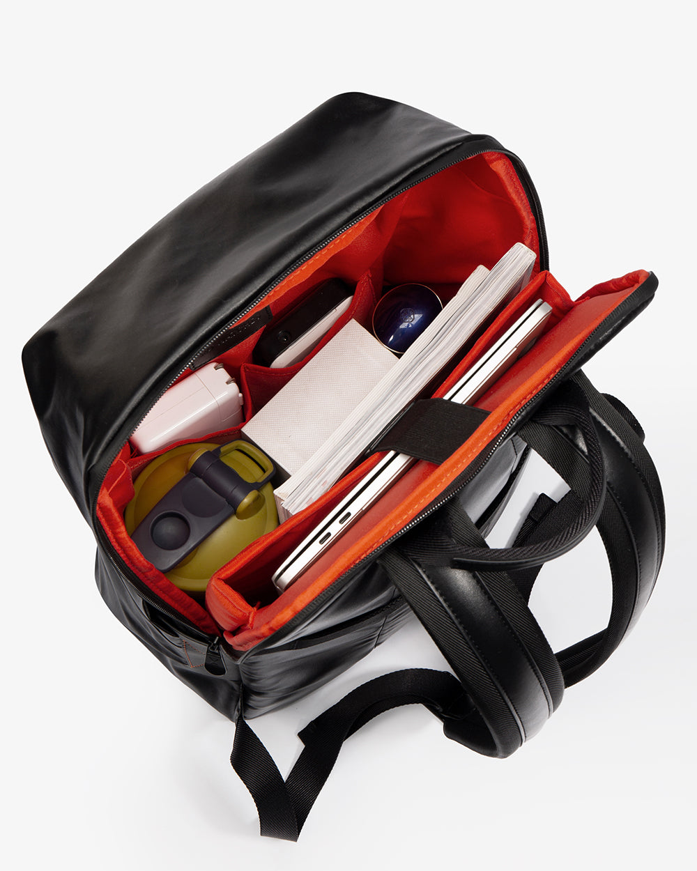 TID Alpha Backpack – Sleek Black Design for Everyday Style