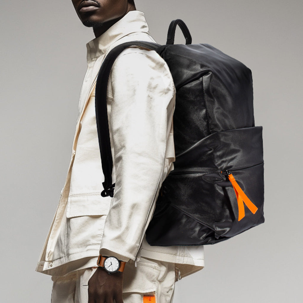 TID Alpha Backpack – Sleek Black Design for Everyday Style