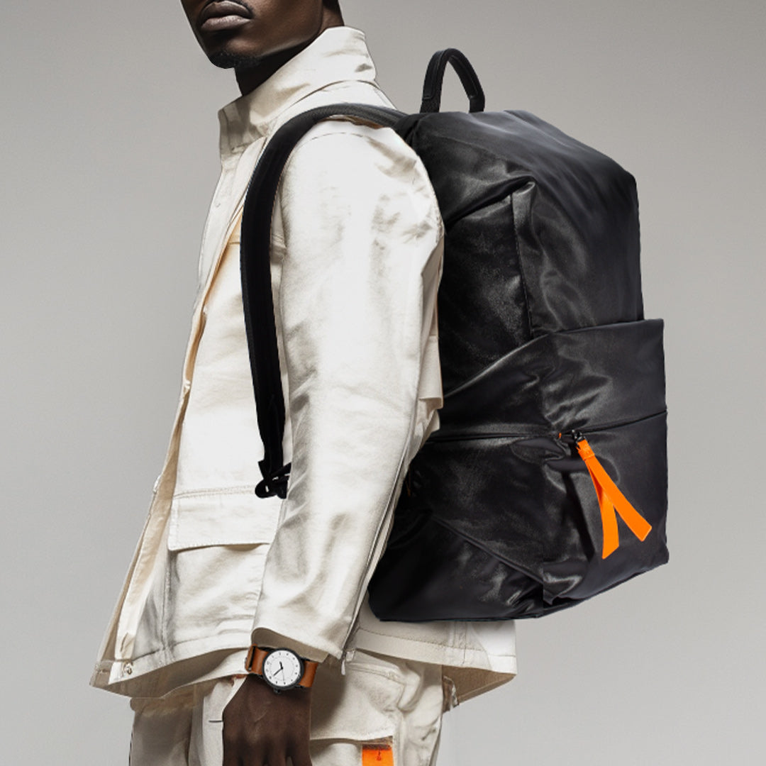 TID Alpha Backpack – Sleek Black Design for Everyday Style