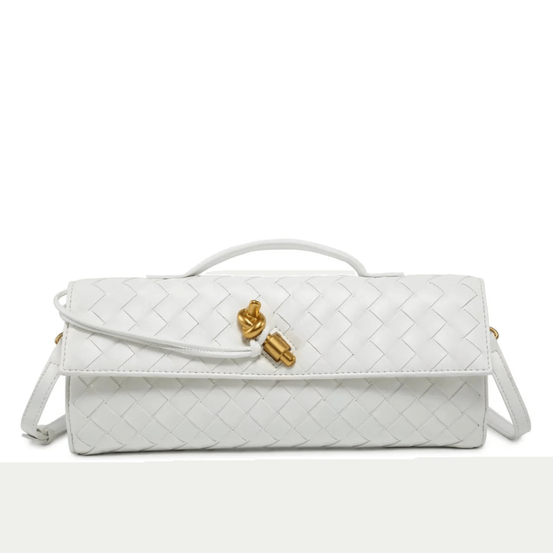 LALUVA Miami Woven Clutch